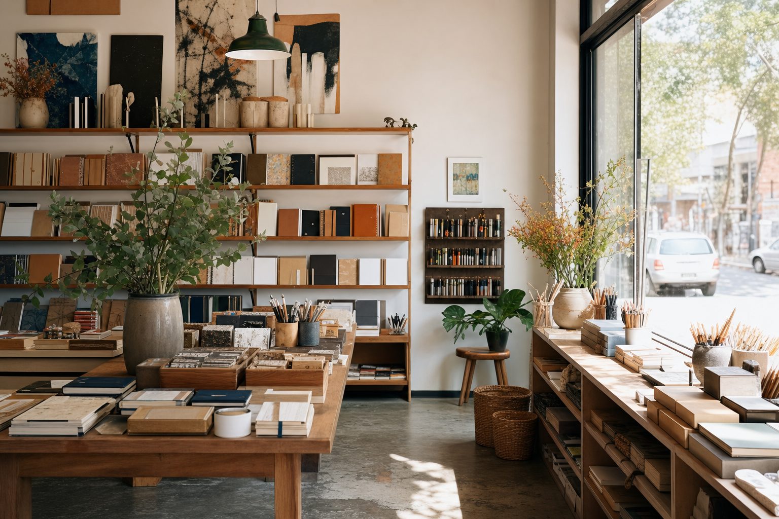 Inside Brunswick Paper House